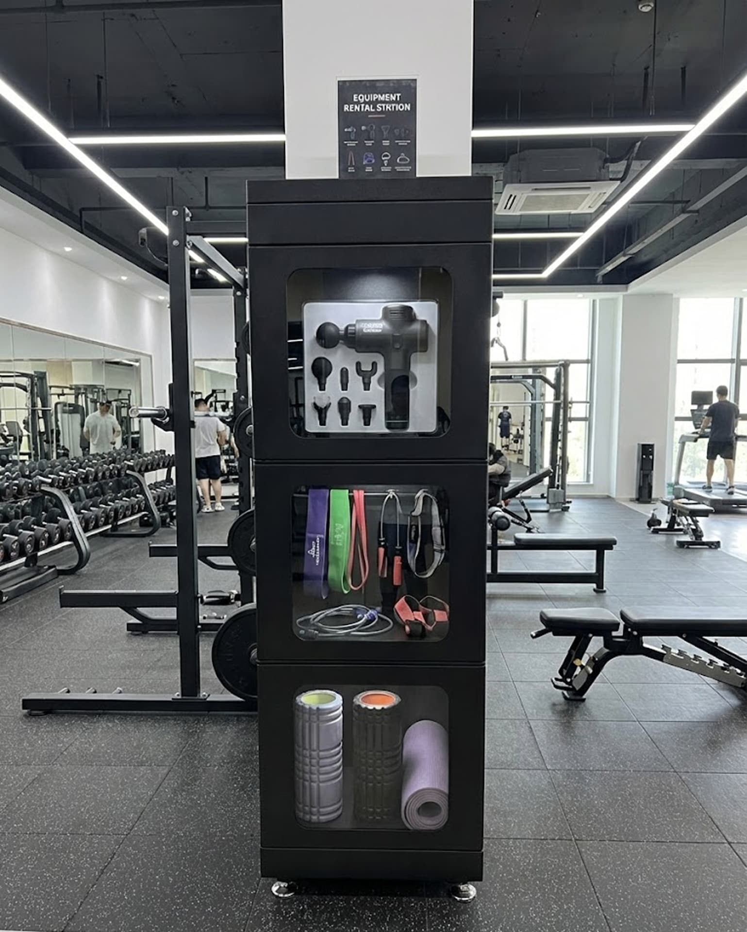Product Rental smart locker feature