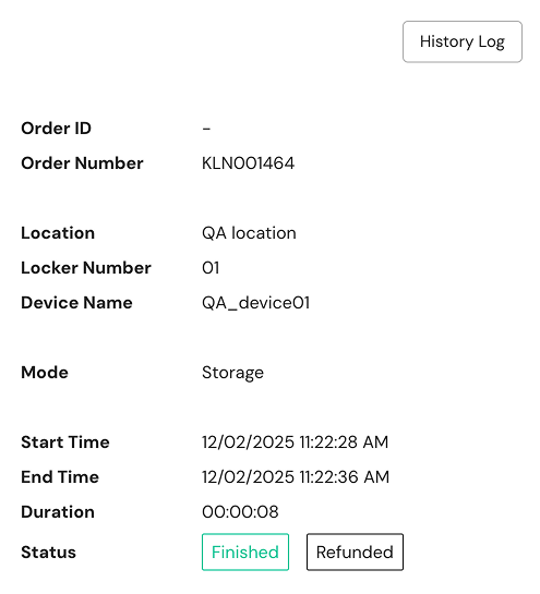 Logging & Tracking AccessaOS secondary view