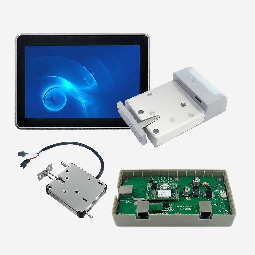 Accessa smart locker hardware components and accessories