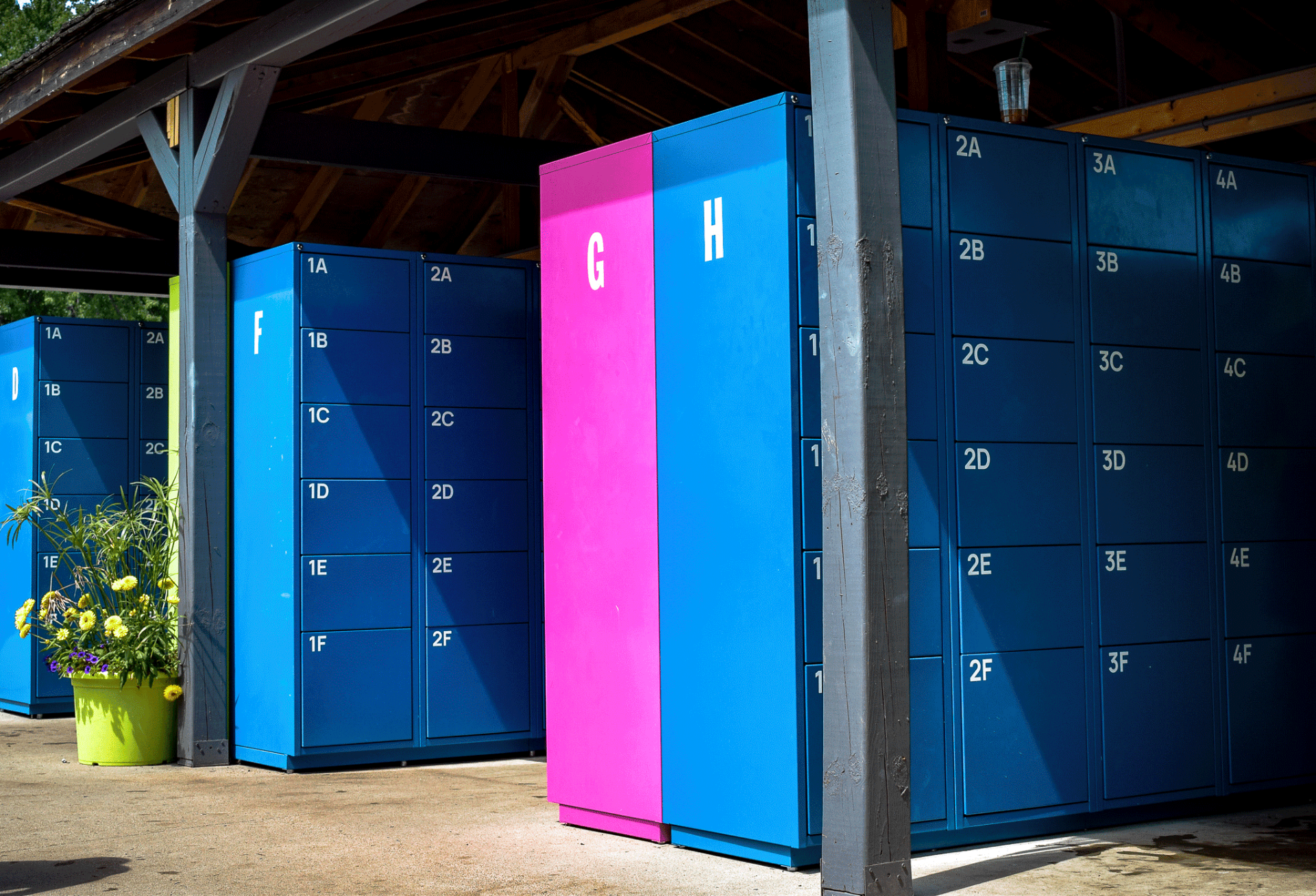 Smart storage lockers for secure personal and business item management