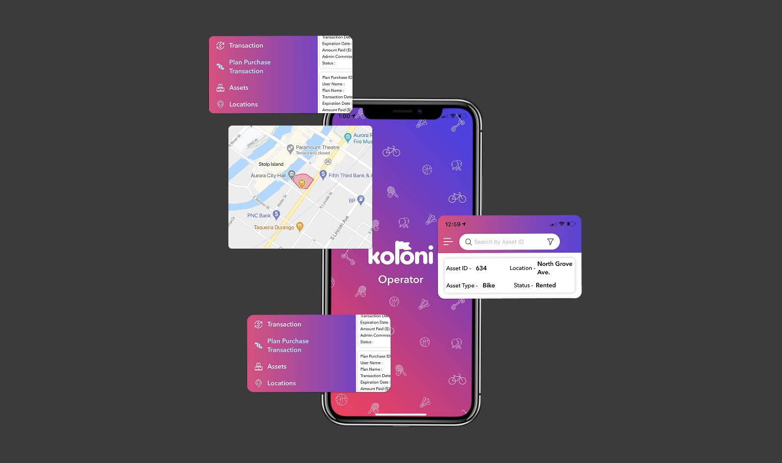 Compass app for fleet operator vehicle management