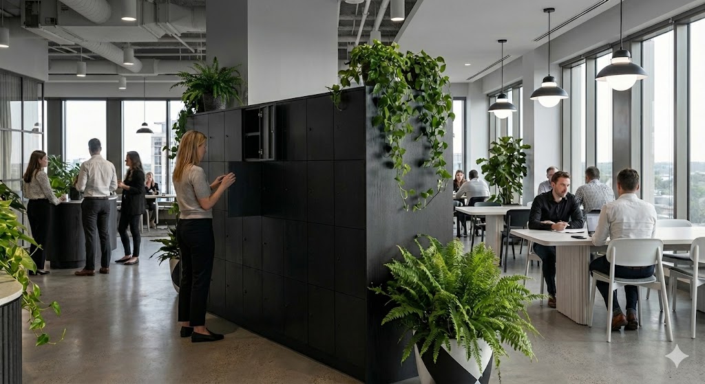 Hot Desk Storage smart locker feature