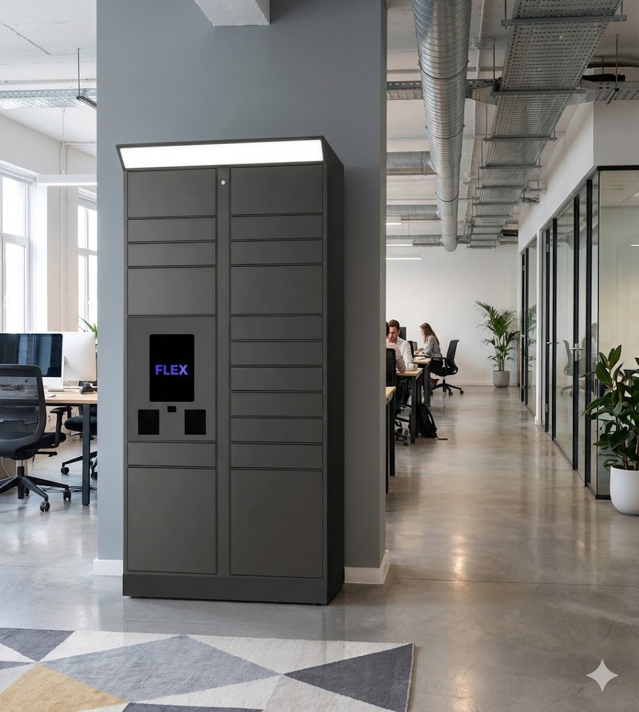Employee Packages smart locker feature