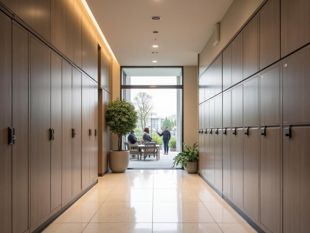Amenity Distribution smart locker feature