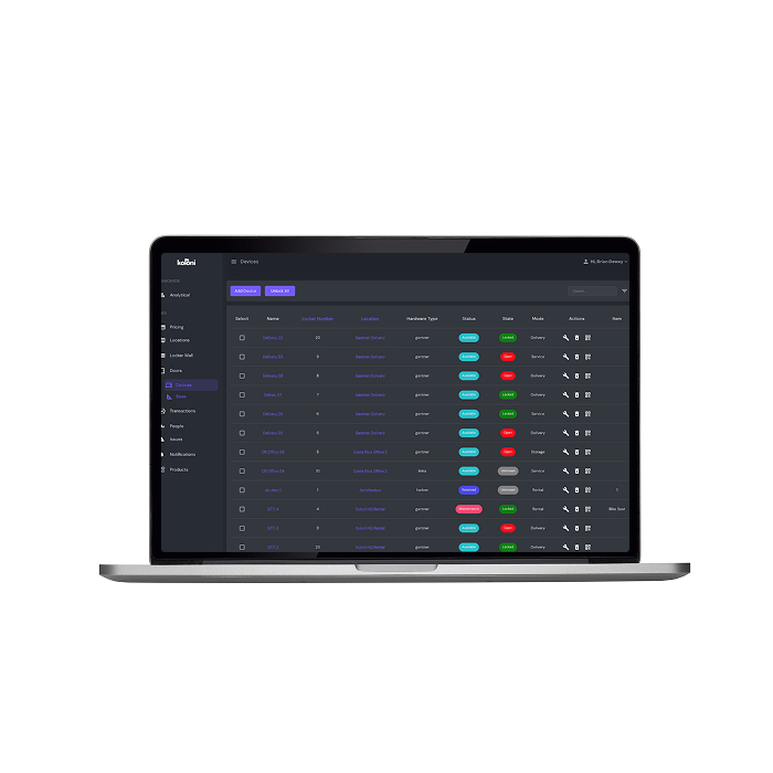 Management Software locker category